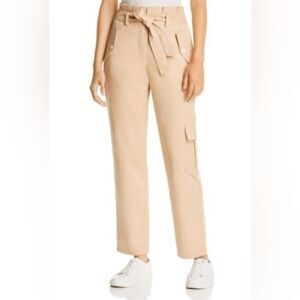 Notes Du Nord x Bloomingdale’s Mia trouser cargo Paperbag waist in tan 40/US 30W